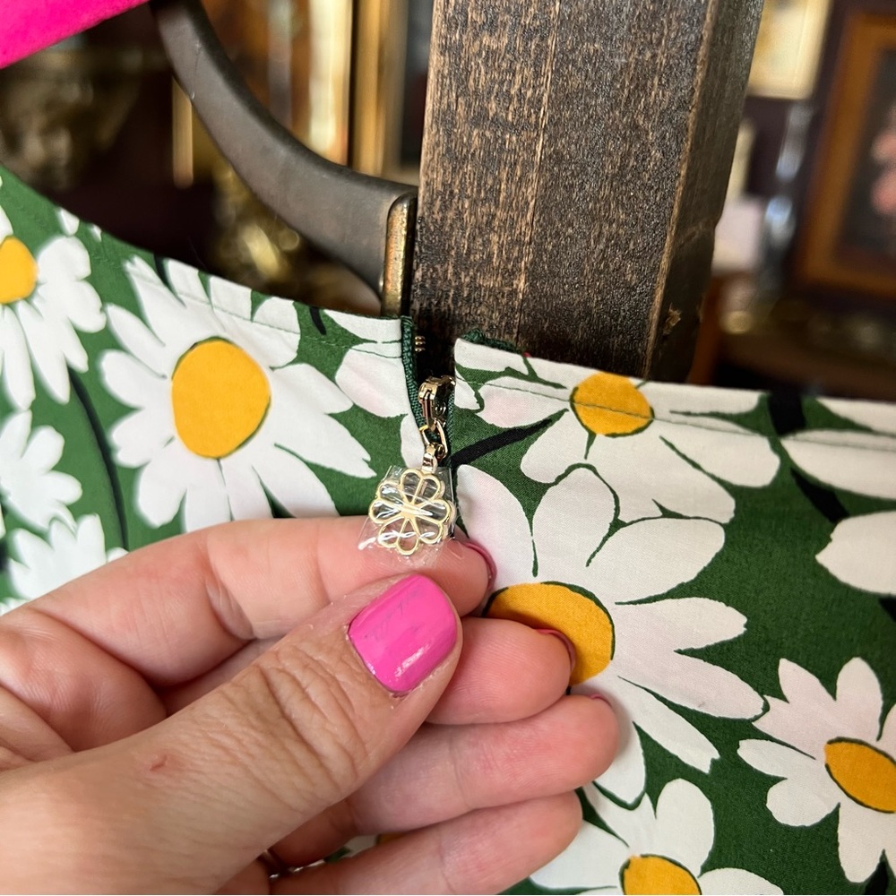 Kate Spade Daisy Bodega Midi Dress Size 12 - Picture 9 of 13